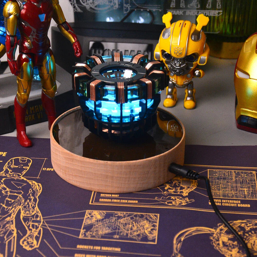 👾Magnetic Levitation LED Light Module, DIY Floating and Spinning in Air LED Tech Desk Ornament