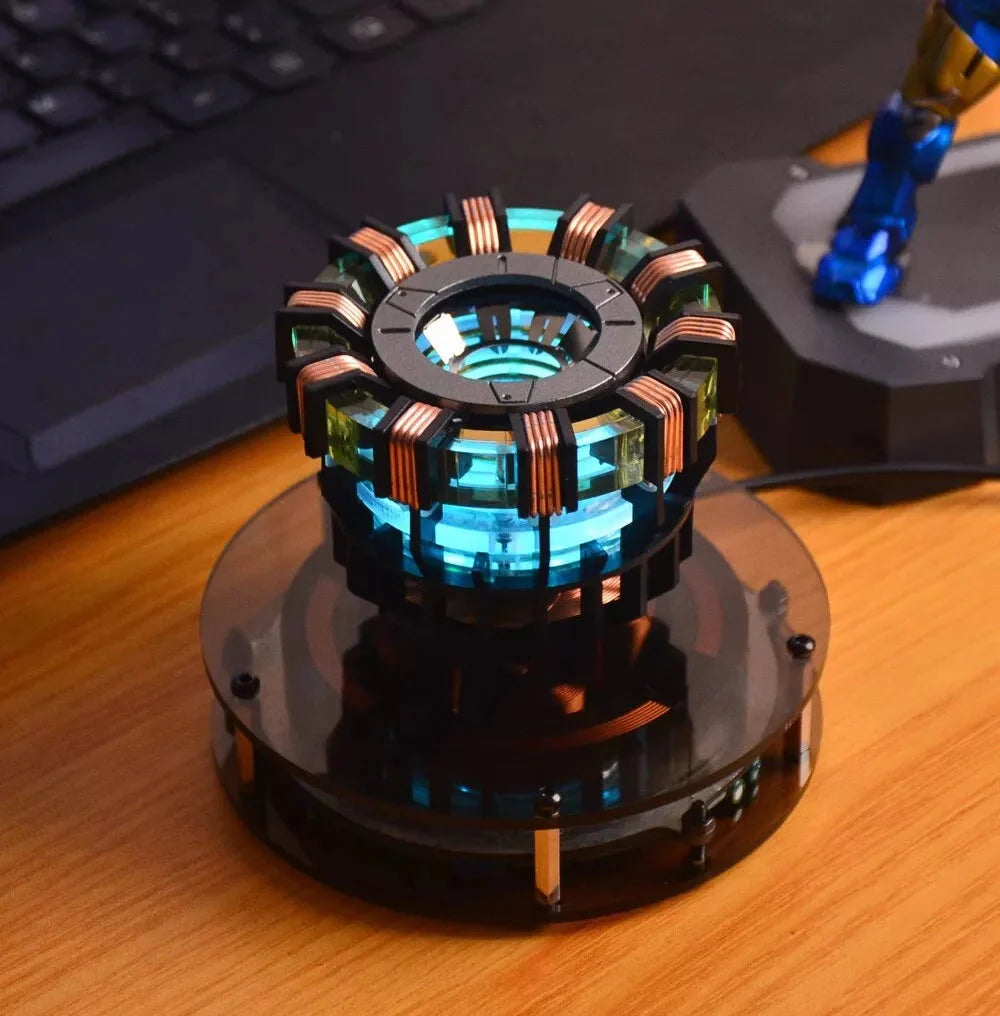 👾Magnetic Levitation LED Light Module, DIY Floating and Spinning in Air LED Tech Desk Ornament